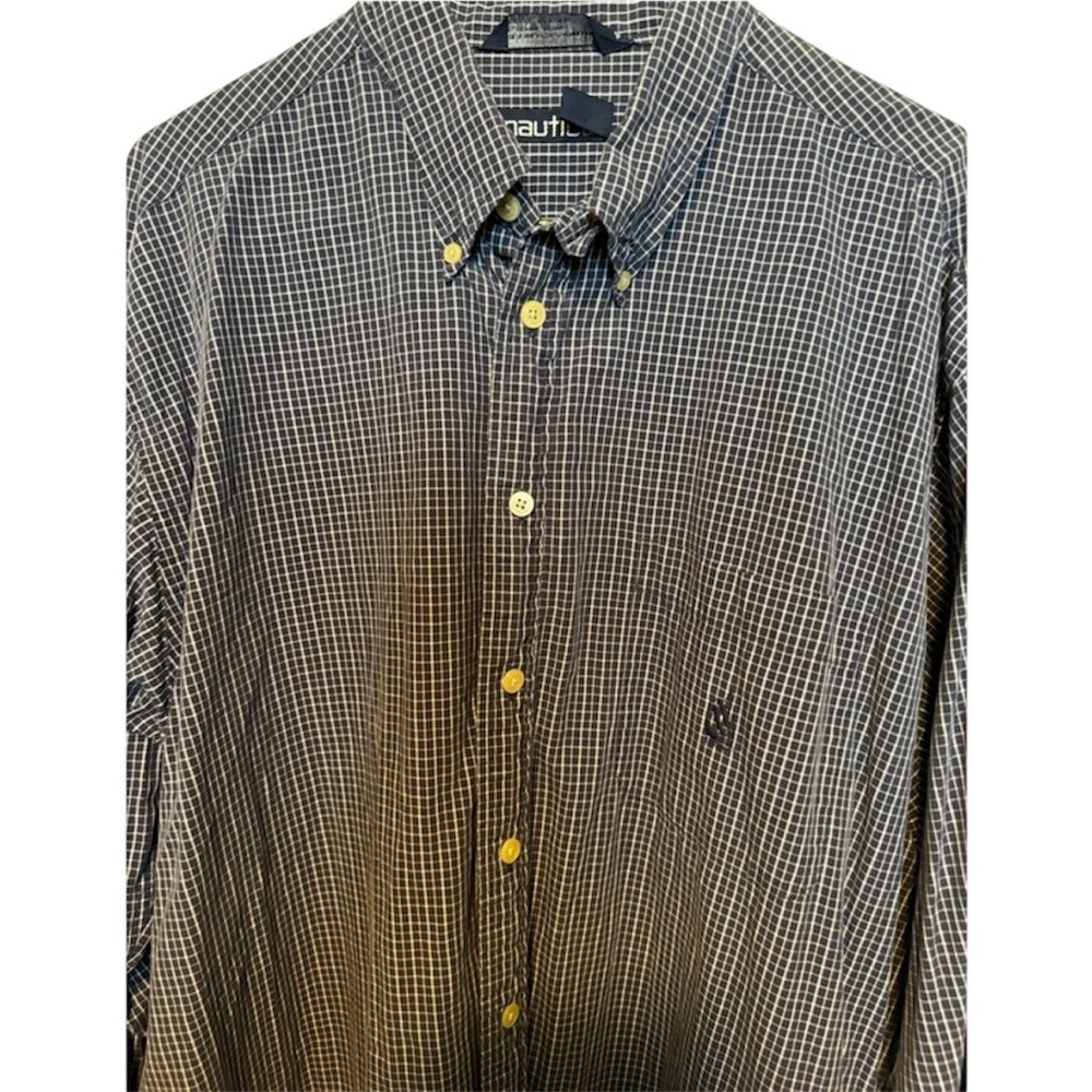 Men’s Long Sleeve Dress Shirt by Nautica size XXL.